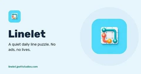 Linelet website share picture with the app name and tagline